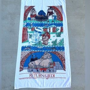 Star Wars 1983 Lucas Films Ltd Return of the Jedi Beach Towel Collector
